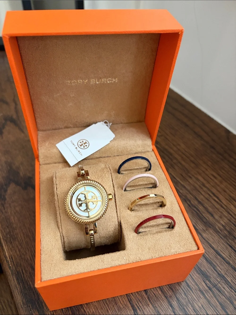 Gold Tory Burch Interchangeable Watch